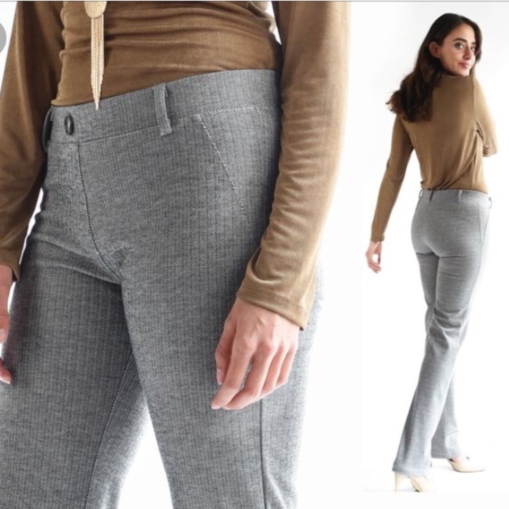 Betabrand dress pant yoga pants large long heather
